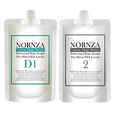 NORNZA Volume Magic Straight D200受損髮用燙髮劑, 400g, 1組