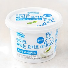 덴마크 떠먹는 요거트 포스트 바이오틱스 플레인, 450g, 1개입, 1개