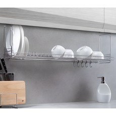 stopia 不鏽鋼瀝水碗盤架, 銀色