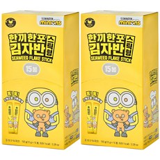 만전김 미니언즈 한끼한포 스틱 김자반, 150g, 2개