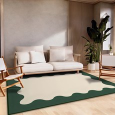 LEEJUNG 波浪雲朵地毯