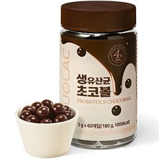 Duolac 活乳酸菌巧克力球, 180g, 1瓶