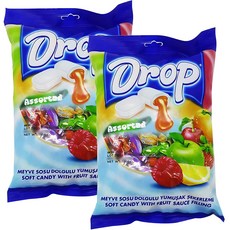 Drop 水果夾心軟糖 6種口味, 1kg, 2袋