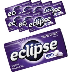 eclipse 易口舒 無糖薄荷錠 黑醋栗口味, 8盒, 35g