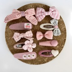 BEASOL 女童火鶴髮夾10件組