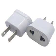 HnET 豬鼻子 110v 轉換適配器 5 件適用於海外中國美國日本, 2個