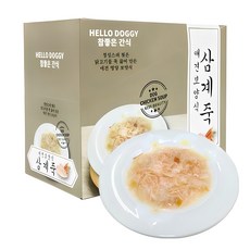 참좋은간식 애견보양식 파우치, 삼계맛, 80g, 10개