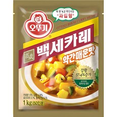 OTTOGI 不倒翁 百歲薑黃咖哩粉 微辣, 1kg, 1包