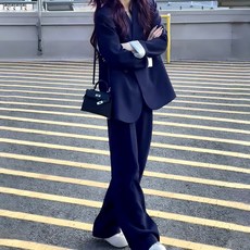 Paperments 條紋點綴寬版上下套裝 08798