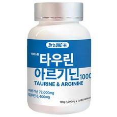 Doctor's One 牛磺酸精胺酸 1000 120g, 120顆, 1個