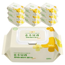 Soonsunara 全方位護理基本款濕紙巾 掀蓋型, 10個, 100張, 40g