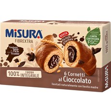 MiSURA 巧克力夾心全麥可頌麵包, 1盒, 308g