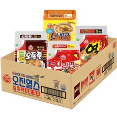 OTOKI 不倒翁 海鮮風味烏龍拉麵 120g 5包 + 金拉麵 辣味 120g 5包 + 辛辣泡麵 120g 5包 + 點心泡麵 108g 5包, 1組
