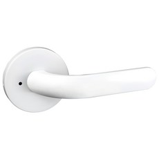 에이팩 화이트 버튼형 방문손잡이 13-01, 1개