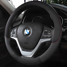 소울랜드 퀄팅 차량용 핸들커버, 프리미엄블랙