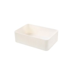 더자카 다용도 심플 소품정리함, 1개, 화이트