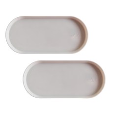 ade.l 矽膠托盤置物架, 米色, 2入