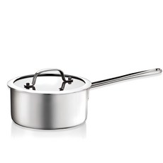 LIVENS IH電磁爐適用優質Grand不鏽鋼304底3層單柄鍋, 單色, 18cm, 1個