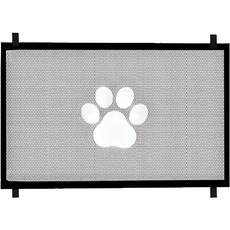 PASTEL PET 寵物免鑽孔網狀安全圍欄, 黑色