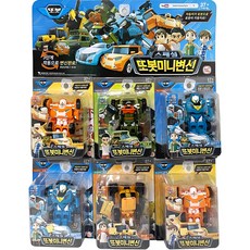 TOBOT 機器人玩偶組 6入, 隨機發貨