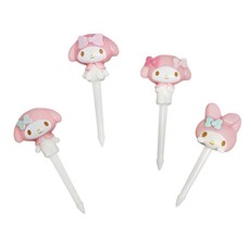 Skater 三麗鷗美樂蒂野餐便當裝飾貼紙 4種組, 1套