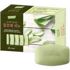 무궁화 타임 알로에 비누, 90g, 16개입