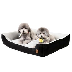 DING DONG PET 長方形寵物窩, 黑色