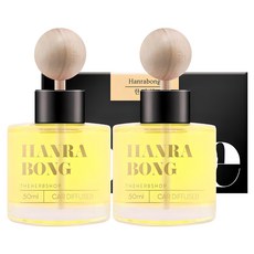더허브샵 라홈 차량용 디퓨저 50ml 본품, 한라봉, 2개