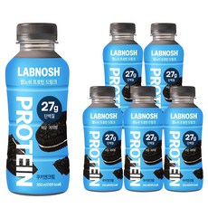 Labnosh 高蛋白飲品 餅乾奶油, 6個, 350ml