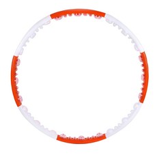 Spobank 腰部運動呼拉圈, 2kg, 橘色 白色, 1個