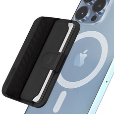 SINJIMORU 手機殼磁吸卡夾, 黑色, 1個