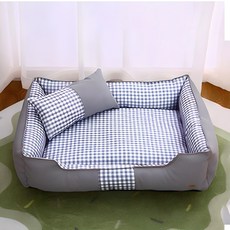 DING DONG PET 寵物Owen柔軟方形坐墊, 灰色