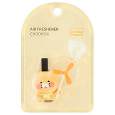 KAKAO FRIENDS 風車造型汽車芳香劑, White Floral, 1個