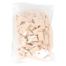 大容量三角粉撲, 米色, 1套