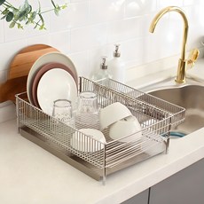 Living Happy 全不銹鋼 Moment 碗碟晾衣架 1 級, 銀色