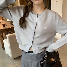 Lemon Soul 女款 Geoneo 圓領針織開襟衫