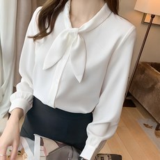 PEONIST 婚禮賓客穿搭風領巾襯衫