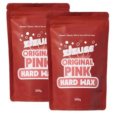 지저쓰 오리지널 핑크 하드왁스, 200g, 2개