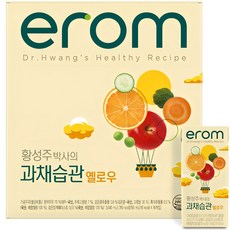 이롬 과채습관 옐로우 주스, 190ml, 16개