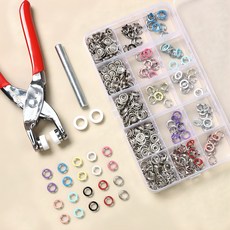 comet 五爪扣 100組+工具組, 混色, 1組