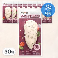 하림이닭 닭가슴살 블랙페퍼 (냉동), 100g, 1개입, 30개
