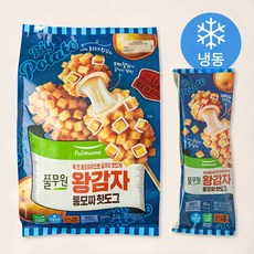 풀무원 왕감자 통모짜 핫도그 (냉동), 90g, 4개입, 1개