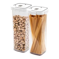 Changsin Living 昌信生活 Skylock可堆疊密封保鮮罐 5號, 保鮮罐2.2L, 2個