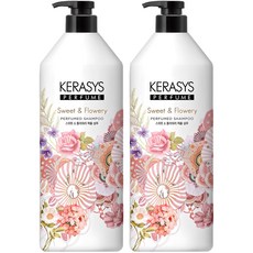 KERASYS 香氛洗髮精 甜美花香, 1L, 2瓶