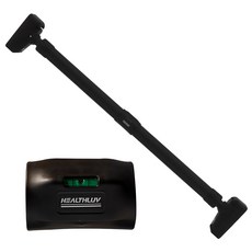 HealthLuv 雙鎖門框單槓, 黑色