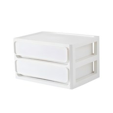 생활살림 튼트니 데스트 미니 서랍장, 화이트, 1개