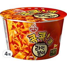 오뚜기 라면볶이 용기 120g, 4개