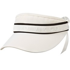 Volvik 女款高級緞帶高爾夫球帽, 白色, 1個