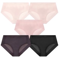 플로린 여성용 노라인 햄팬티 5p 세트 CWP-001