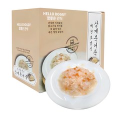 참좋은간식 애견보양식 파우치, 삼계+북어 혼합맛, 80g, 10개